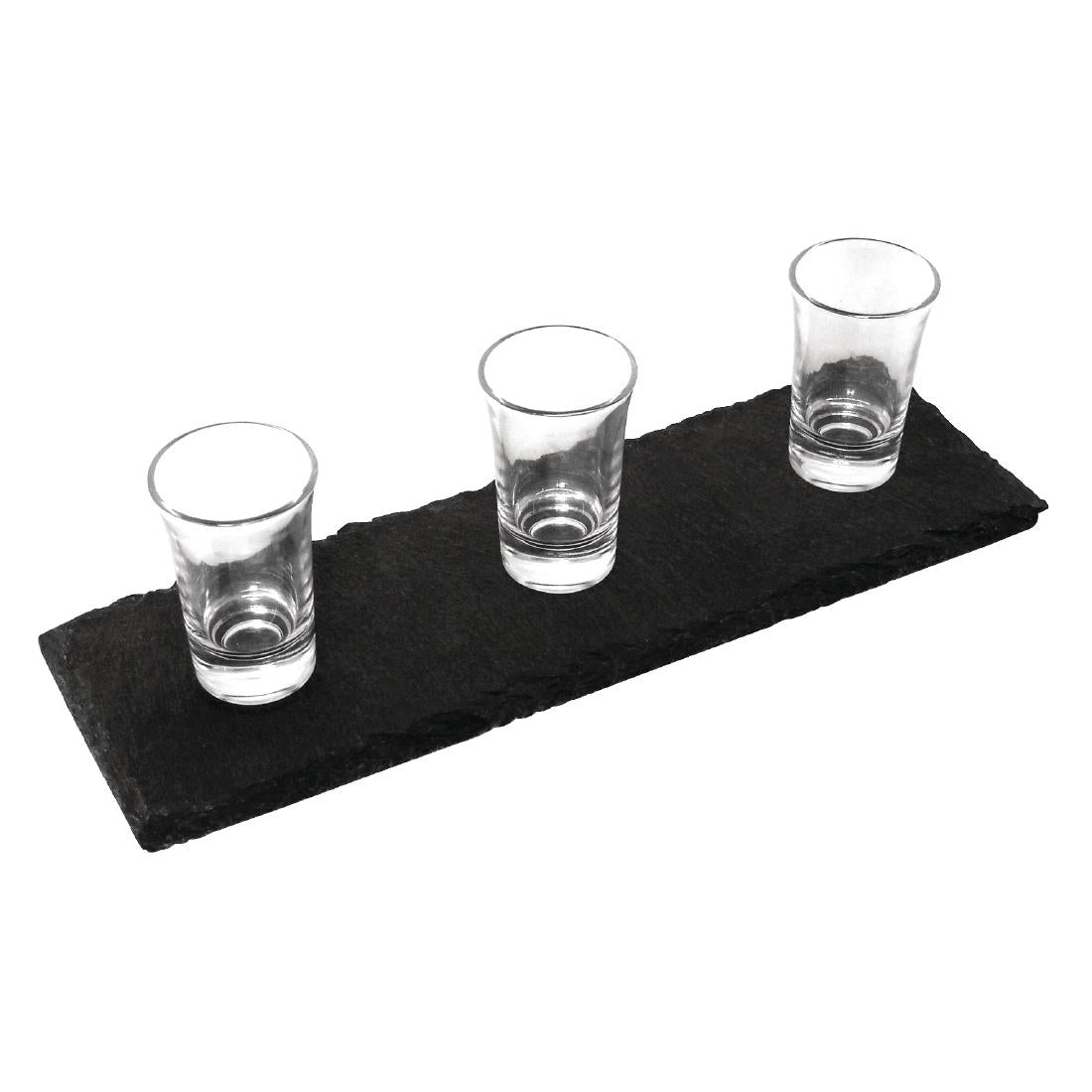 Olympia Natural Slate Rectangular Display Trays 300mm (4 pack)