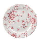 Churchill Vintage Prints Tea Plates Cranberry Rose Print 170mm (6 Pack)