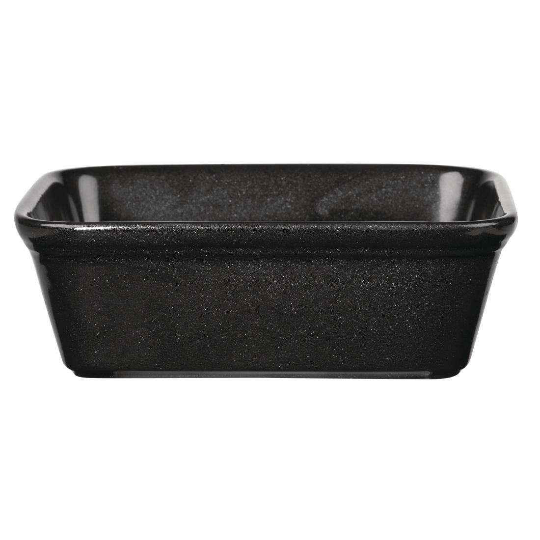 Churchill Cookware Black Rectangular Dishes 160x 120mm (12 Pack)