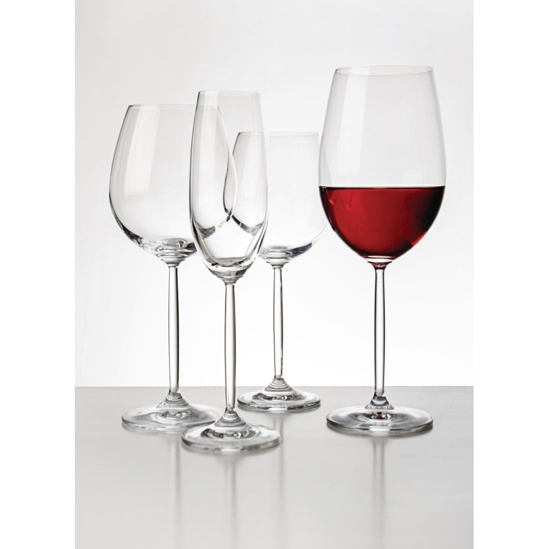 Olympia Modale Crystal Wine Glasses 520ml (6 Pack)