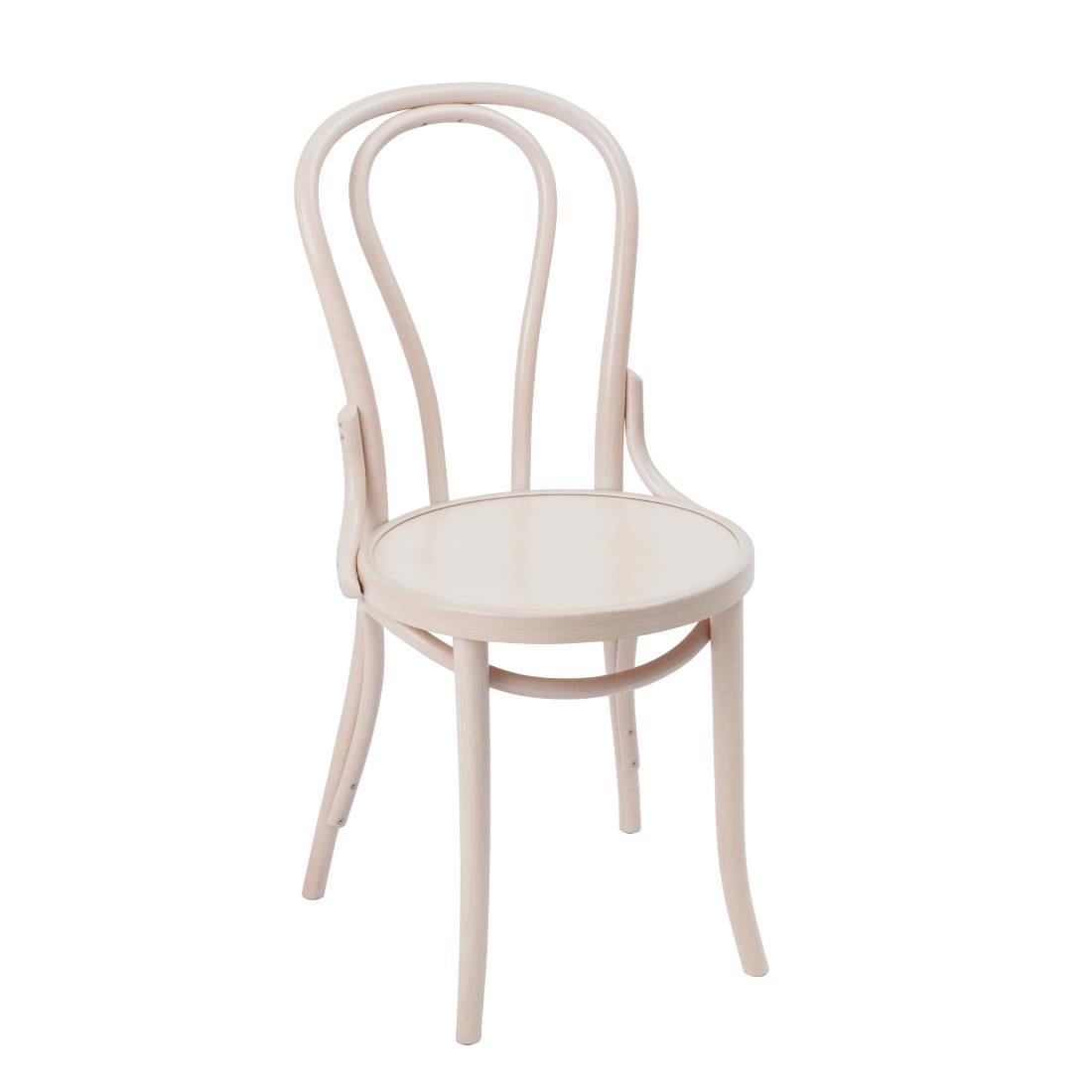 Fameg Bentwood Bistro Side Chairs Whitewash (2 Pack)