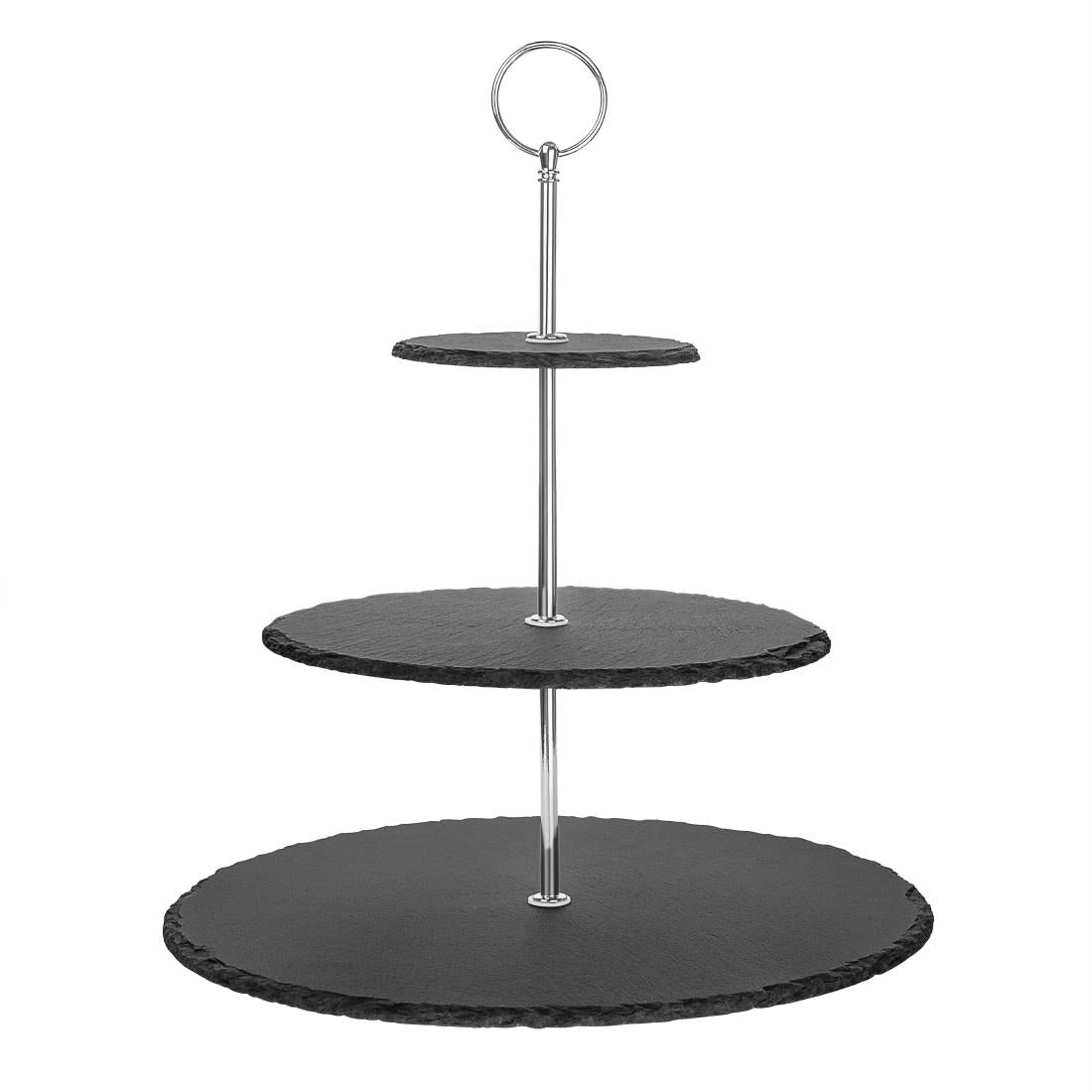 Olympia 3 Tier Slate Afternoon Tea Stand