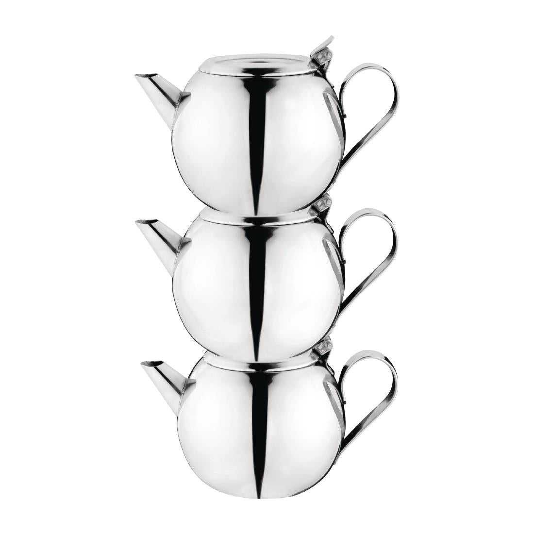 Stacking Stainless Steel Teapot