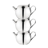 Stacking Stainless Steel Teapot
