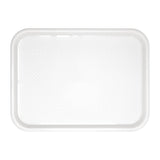 Olympia Kristallon Polypropylene Fast Food Tray White Small 345mm