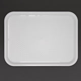 Olympia Kristallon Polypropylene Fast Food Tray White Small 345mm