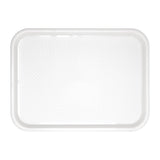 Olympia Kristallon Polypropylene Fast Food Tray White Medium 415mm