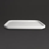 Olympia Kristallon Polypropylene Fast Food Tray White Medium 415mm