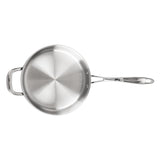 Vogue Stainless Steel and Aluminium Tri-Wall Sauté Pan 24cm