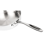 Vogue Stainless Steel and Aluminium Tri-Wall Sauté Pan 24cm