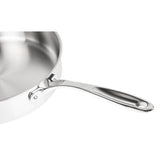 Vogue Stainless Steel and Aluminium Tri-Wall Sauté Pan 28cm