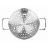Vogue Stainless Steel and Aluminium Tri-Wall Steamer 24cm