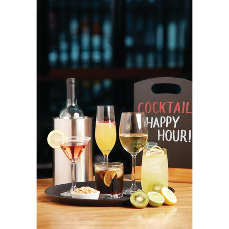 Olympia Crystal Martini Glasses 160ml (6 pack)