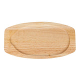 Olympia Hevea Board for Cast Iron Sizzle Platter 315x170mm for GG133