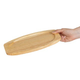 Olympia Hevea Board for Cast Iron Sizzle Platter 315x170mm for GG133