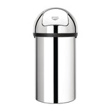 Brabantia Stainless Steel Bullet Bin with Push Top 60Ltr