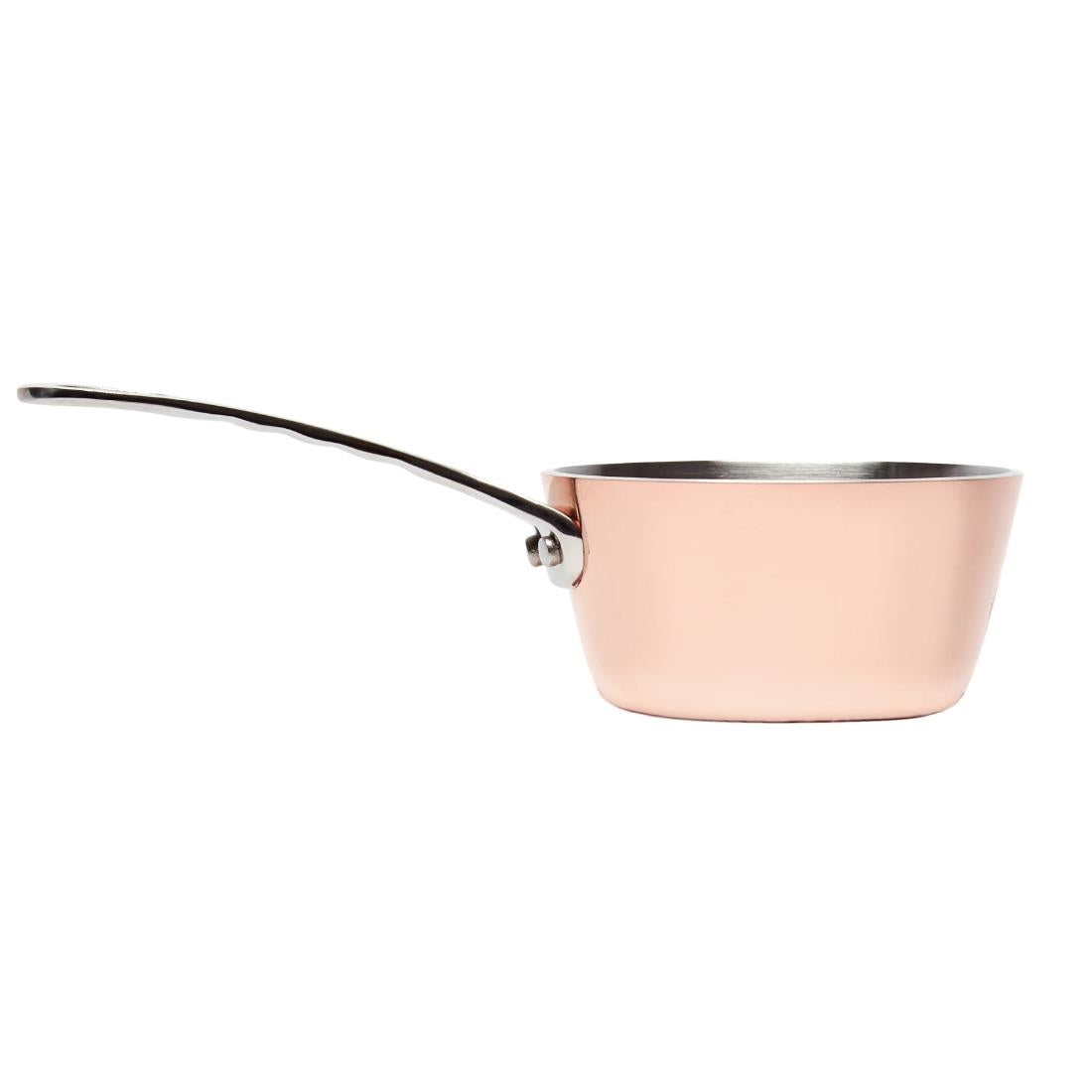 Vogue Mini Copper Tri Wall Sauté Pan 8cm