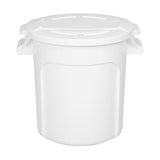 Vogue Polypropylene Round Container Bin White 38Ltr