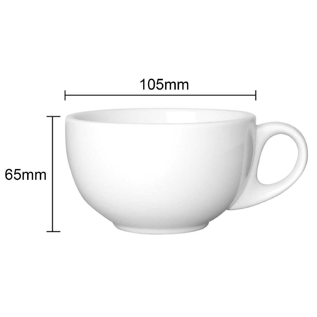 Olympia Athena Cappuccino Cups 285ml (12 Pack)