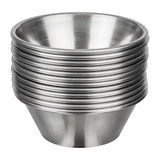 Olympia Stainless Steel Sauce Cups 40ml (12 Pack)