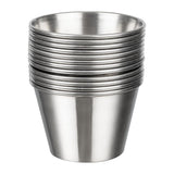 Olympia Stainless Steel Sauce Cups 70ml (12 Pack)