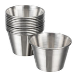 Olympia Stainless Steel Sauce Cups 70ml (12 Pack)