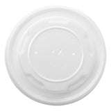 Vegware Compostable Hot Food Pot Flat Lids 170ml / 6oz and 230ml / 8oz