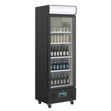 Polar G-Series Upright Display Fridge 368Ltr Black