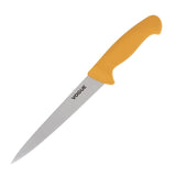 Vogue Soft Grip Pro Flexible Fillet Knife Yellow 20cm
