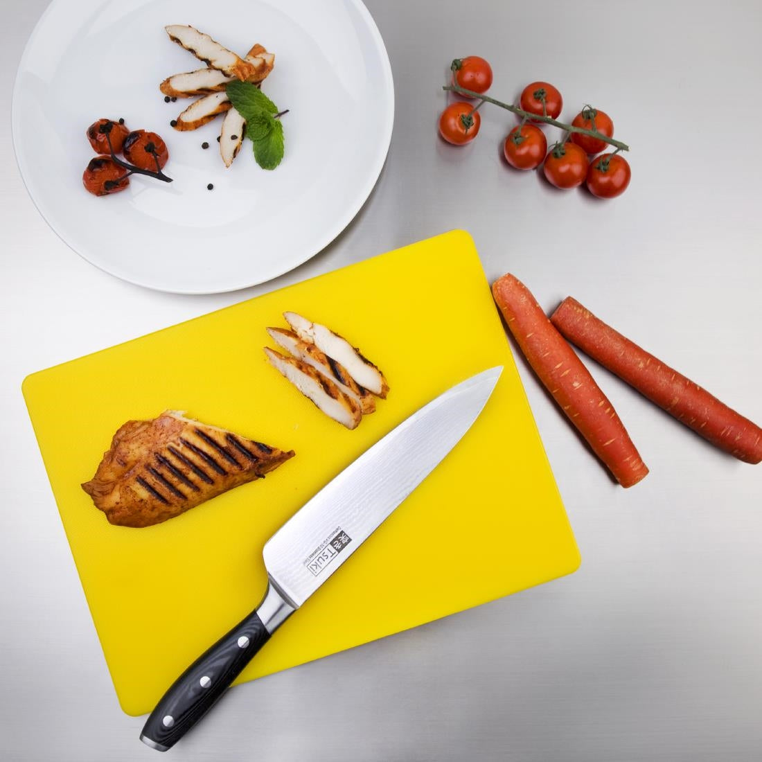 Hygiplas Low Density Yellow Chopping Board Small 305x229x12mm