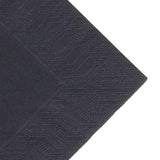 Duni Lunch Napkin Black 33x33cm 3ply 1/4 Fold (Pack of 1000)