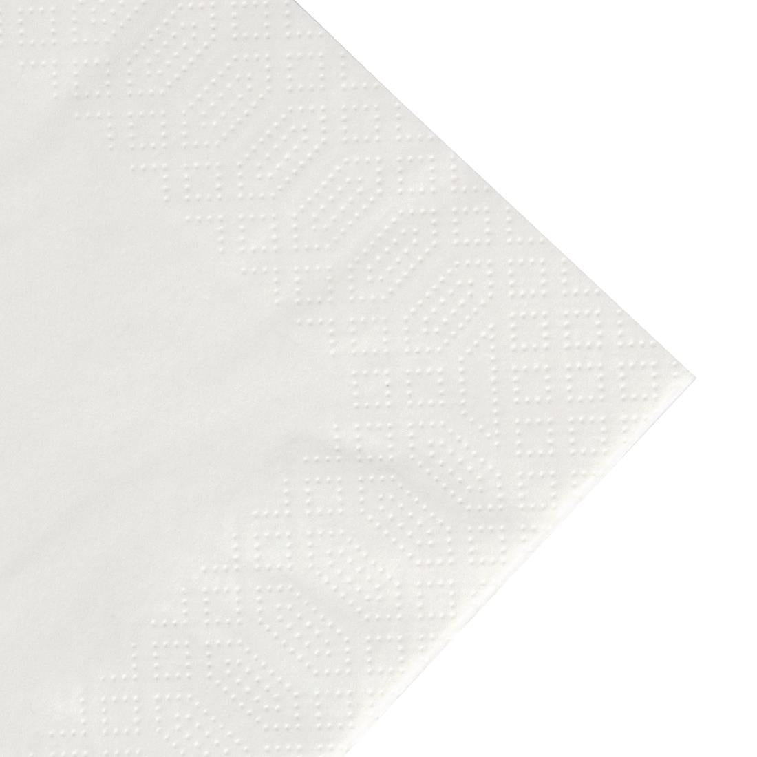 Duni Dinner Napkin White 40x40cm 3ply 1/4 Fold (Pack of 1000)