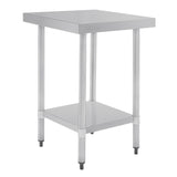 Vogue Stainless Steel Prep Table 600mm