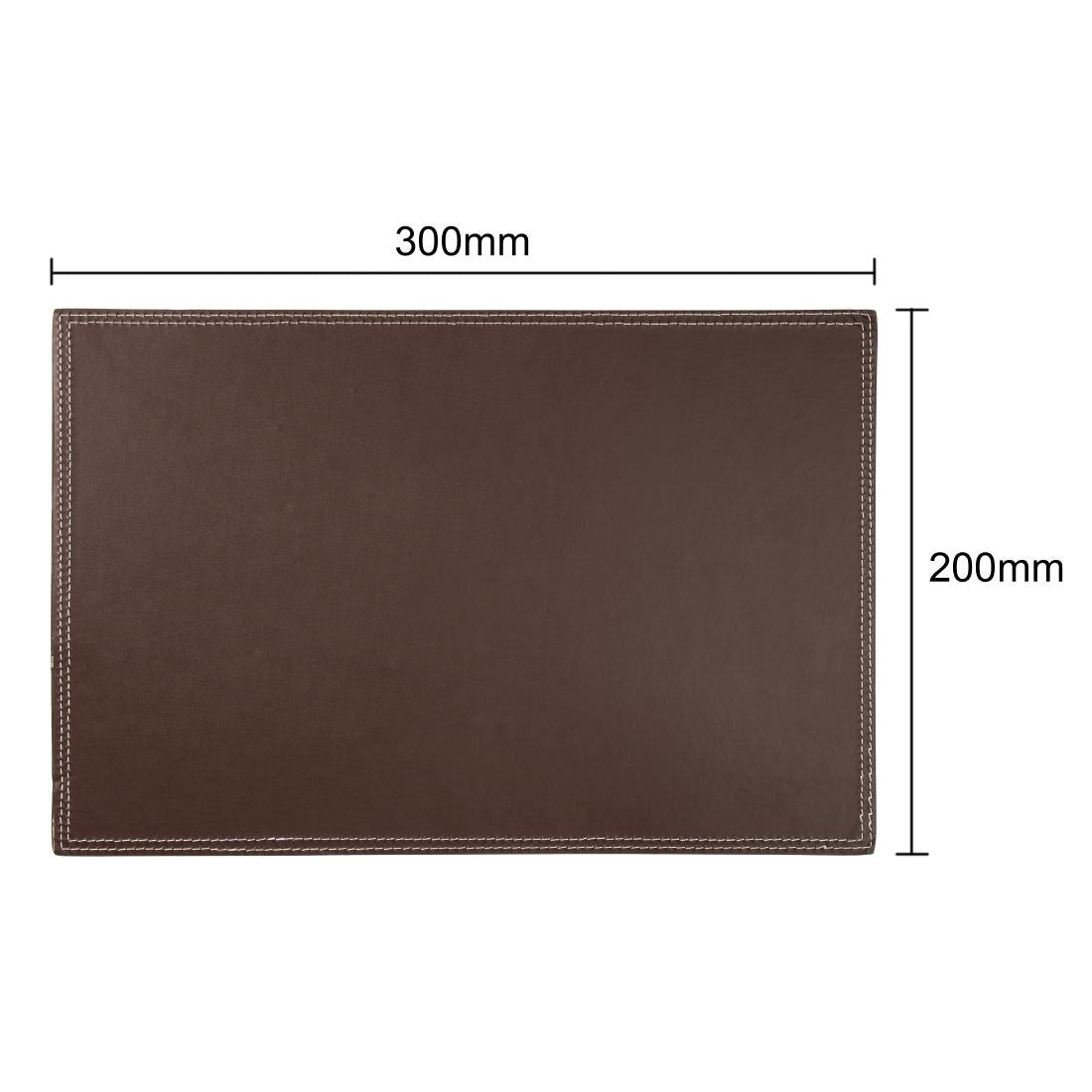Olympia Faux Leather Placemats (4 Pack)