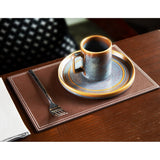 Olympia Faux Leather Placemats (4 Pack)