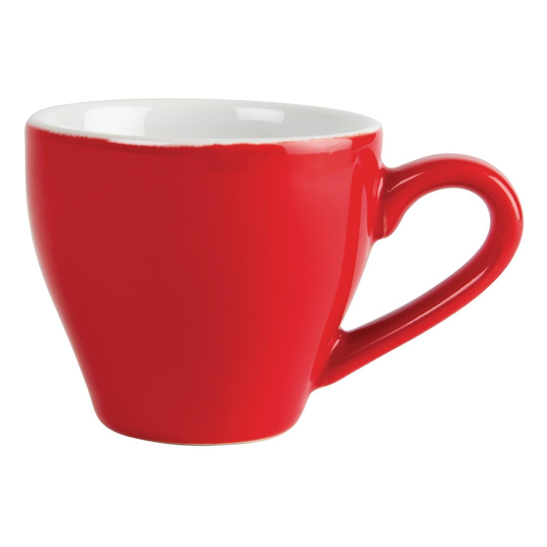 Olympia Cafe Espresso Cup Red - 100ml 3.38fl oz (12 Pack)