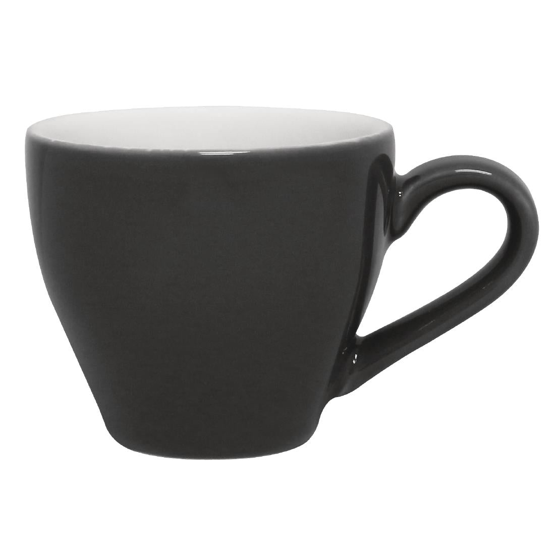 Olympia Cafe Espresso Cup Charcoal - 100ml 3.38fl oz (12 Pack)
