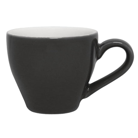 Olympia Cafe Espresso Cup Charcoal - 100ml 3.38fl oz (12 Pack)