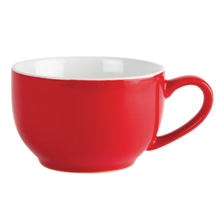 Olympia Cafe Coffee Cup Red - 230ml 8fl oz (12 Pack)