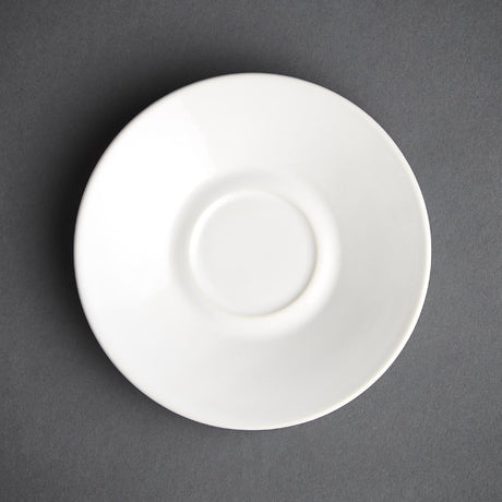 Olympia Cafe Espresso Saucer White (12 Pack)