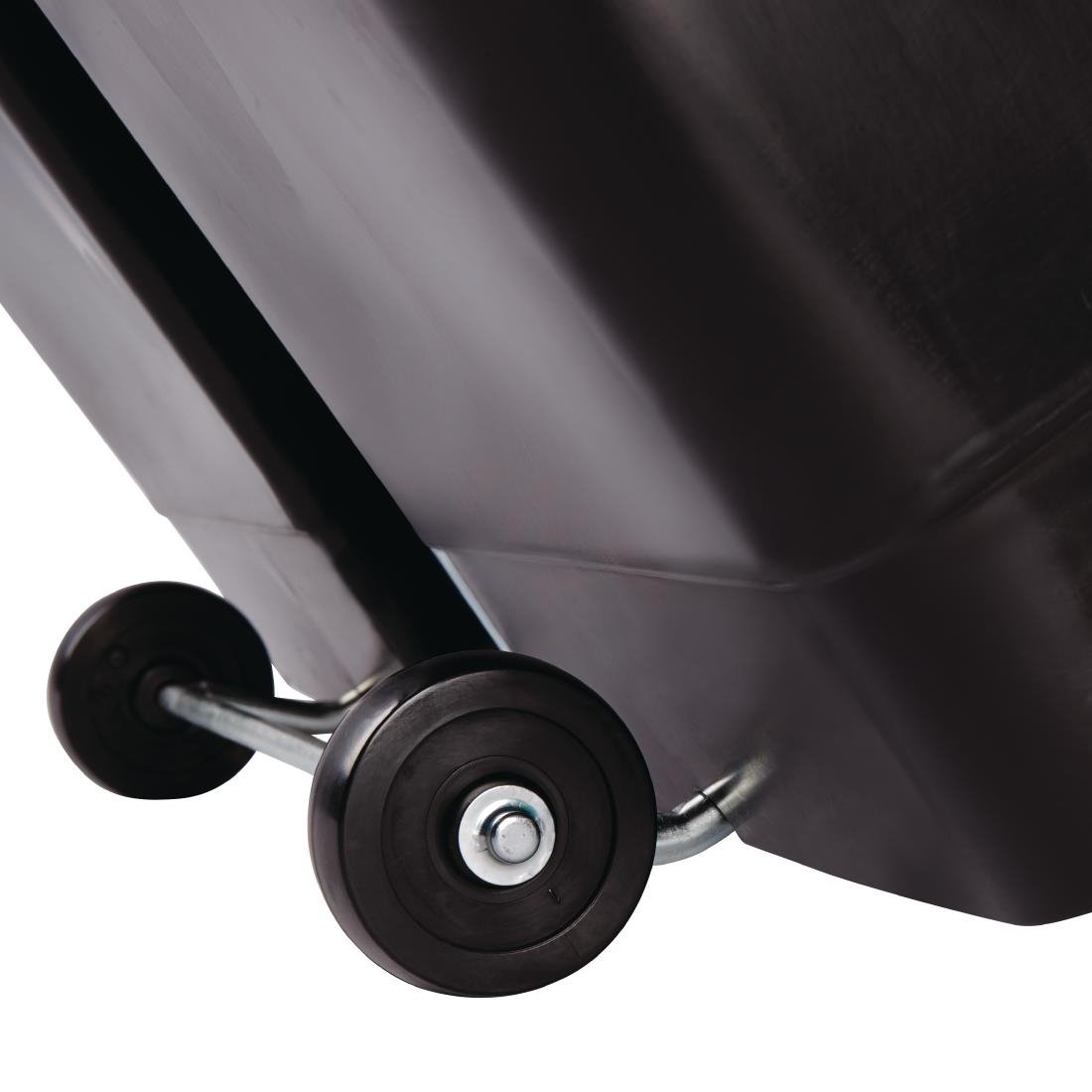 Rubbermaid Slim Jim Pedal Bin Black 90Ltr