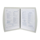 Securit Rio Menu Cover Black A4