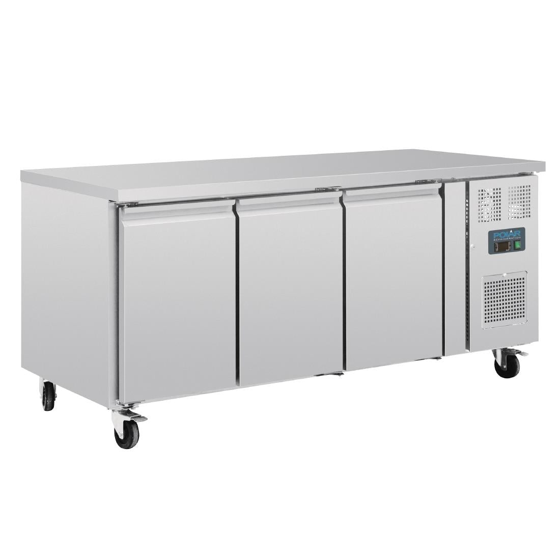 Polar U-Series Triple Door Patisserie Counter 634Ltr