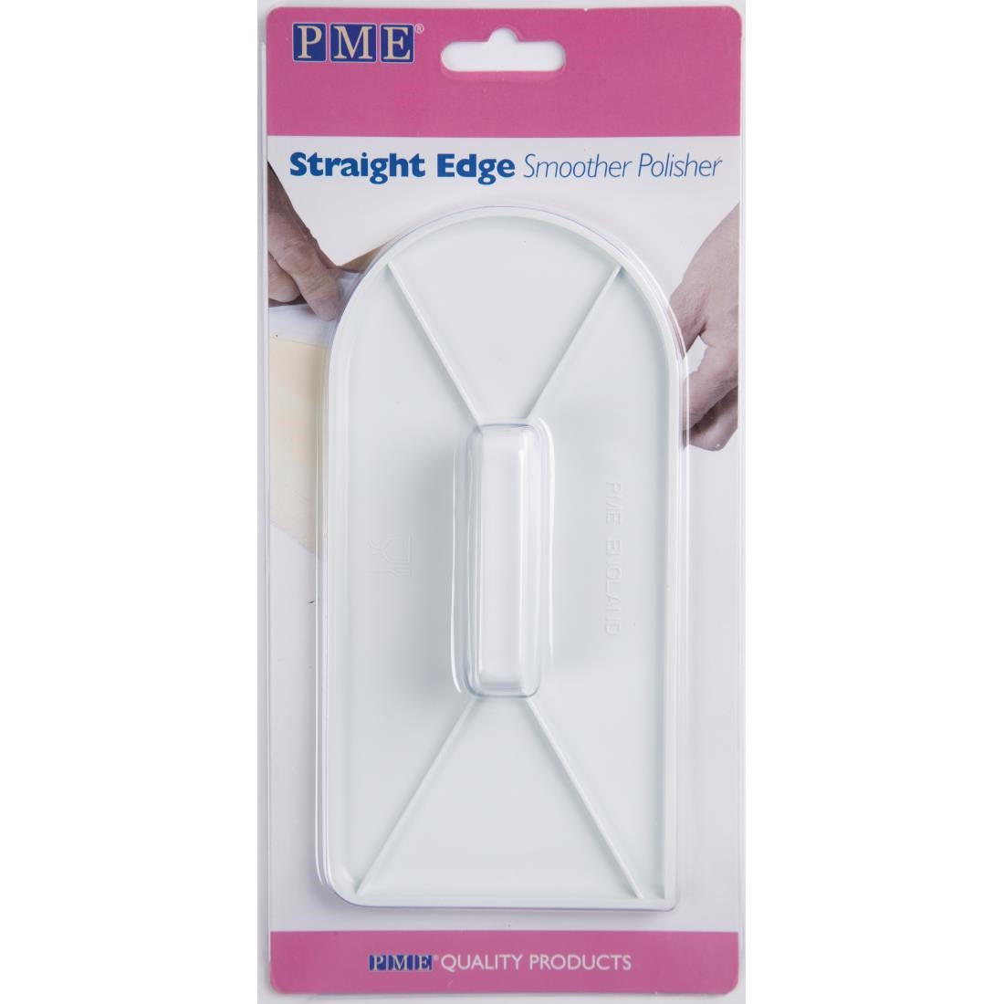 PME Straight Edge Smoother with Handle 84x169mm
