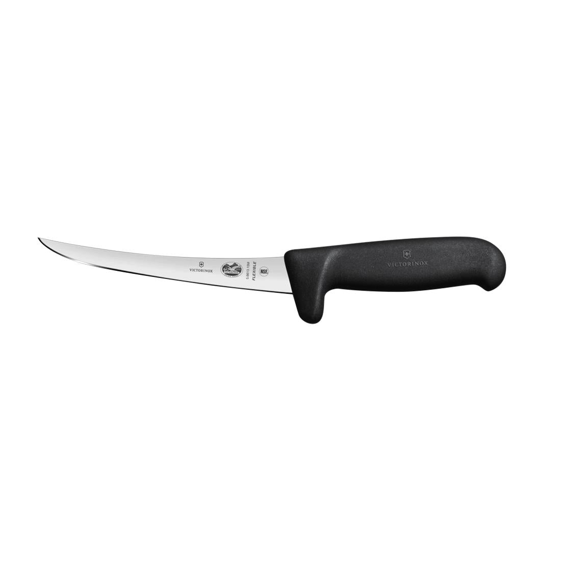 Victorinox Fibrox Safety Grip Flexible Boning Knife Black 15cm
