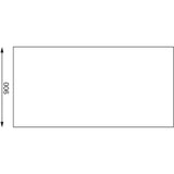 Vogue Stainless Steel Centre Table 1800mm