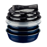 Tramontina êtria 10-Piece Nesting Cookware Set Navy