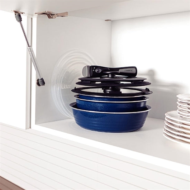 Tramontina êtria 10-Piece Nesting Cookware Set Navy