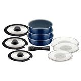 Tramontina Ítria 10-Piece Nesting Cookware Set Navy