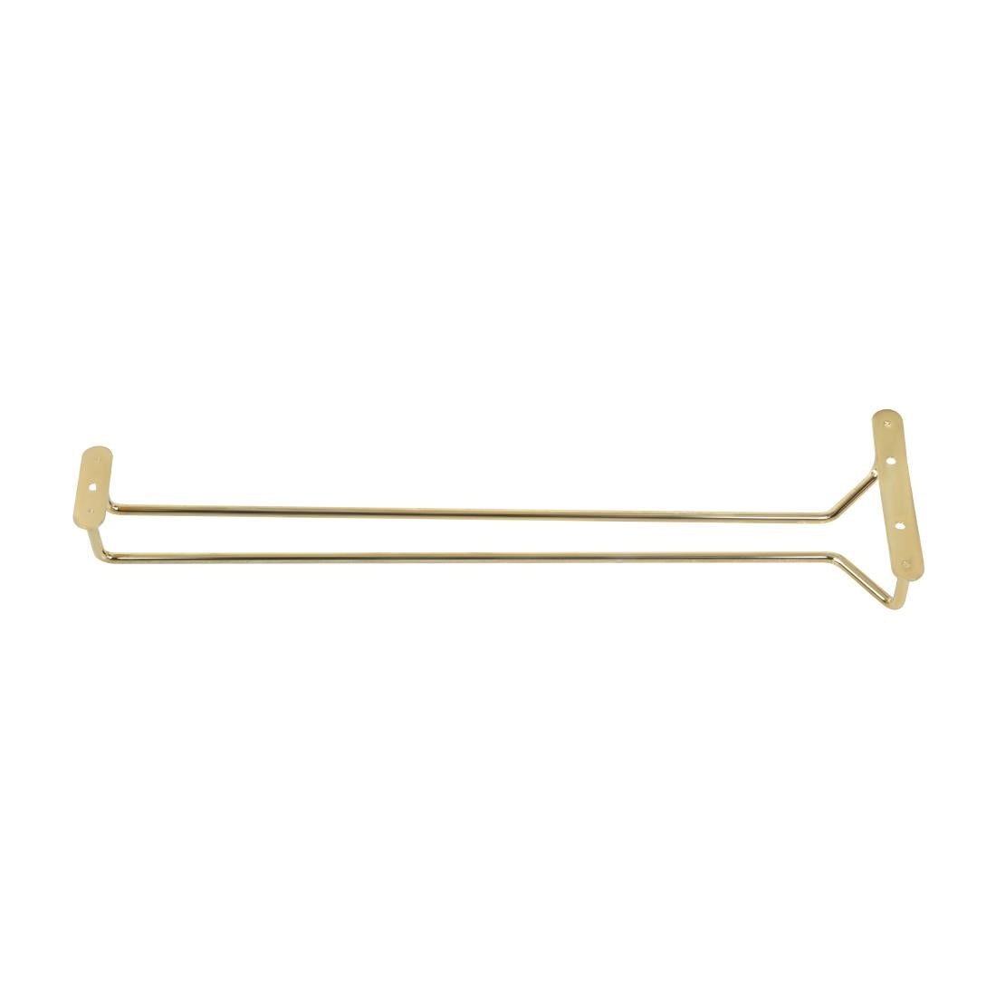 Beaumont Brass Wine Glass Rack 410mm